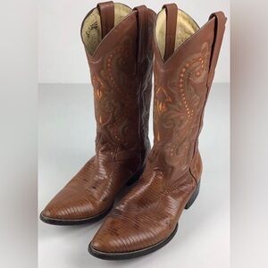 Circle G cowboy boots men’s 8.5 EE brown